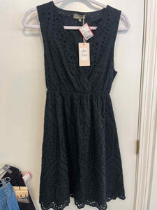 loft black eyelet dress Le Ragazze Black Size M dress – Share the Love Consignment