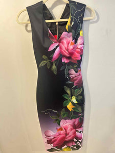 Ted Baker Black/ Pink Size 0 dressy