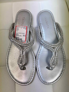 Talbots silver Shoe Size 8 sandals