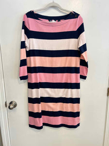 Lands End navy/pink Size M dress – Share the Love Consignment