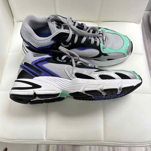 Adidas light gray/green/purple Shoe Size 8.5 sneakers