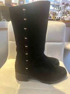 Foletti Black Shoe Size 37 tall boot