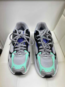 Adidas light gray/green/purple Shoe Size 8.5 sneakers