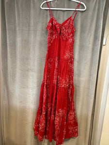 Denim & Supply Ralph Lauren red/creme Size SP dress