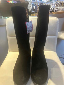 Foletti Black Shoe Size 37 tall boot