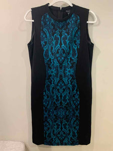 Doncaster black/turquoise Size 10 dress
