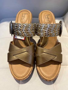 BOC gold/silver Shoe Size 10 sandals