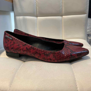 Calvin Klein Red/black Shoe Size 8 loafer