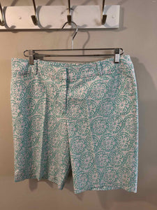 Talbots mint/white/lilac Size 10P shorts