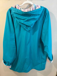 Turqouise Size XL raincoat