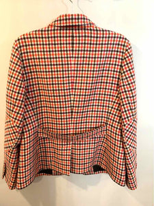 Talbots creme/brown/pink/orange Size 16P jacket