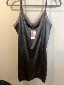 divided Charcoal Size L dress