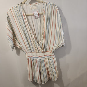 Urban Outfitters creme multi Size S romper