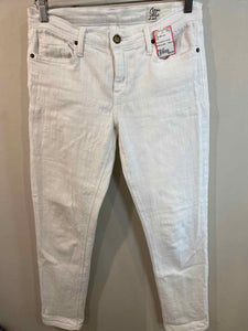 Cosmic Blue Love White Size 27 jeans
