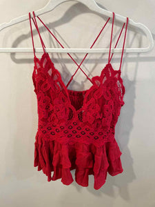Free People Red Size L tank