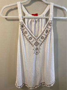 FatFace white/taupe Size 8 tank