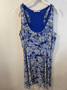 cabi blue/white Size L dress