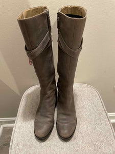 Ecco gray Shoe Size 37 tall boot