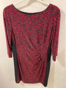 Ralph Lauren Red/black Size 14 dress