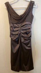 Suzi Chin for maggy boutique brown Size 4 dress