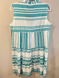 white/green Size M dress