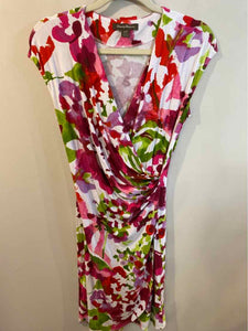 Tommy Bahama white/pink/green Size S dress