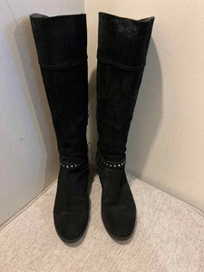 Marc Fisher Black Shoe Size 7.5 tall boot