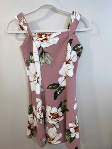 Speechless rose/white/green Size 7 dress