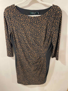 Ralph Lauren black/tan Size 14 dress