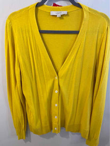 Loft bright yellow Size L sweater