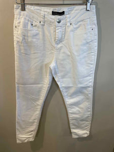 Miss Poured in Blue White Size 4 jeans