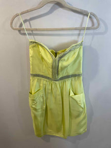 Rebecca Taylor bright yellow Size 4 dress