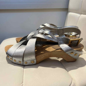 Jax & Bard Silver/black Shoe Size 37 sandals