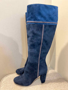 Rialto Blue Shoe Size 6.5 tall boot
