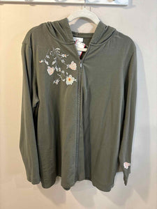 J Jill olive green Size XL jacket – Share the Love Consignment